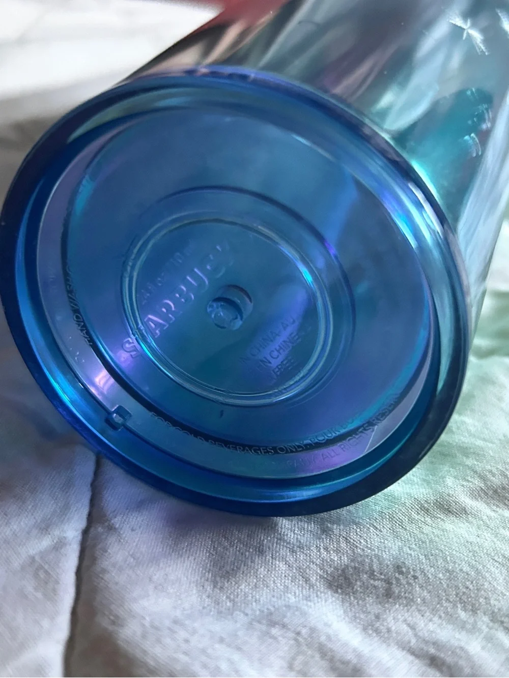 Starbucks Blue Iridescent Tumbler